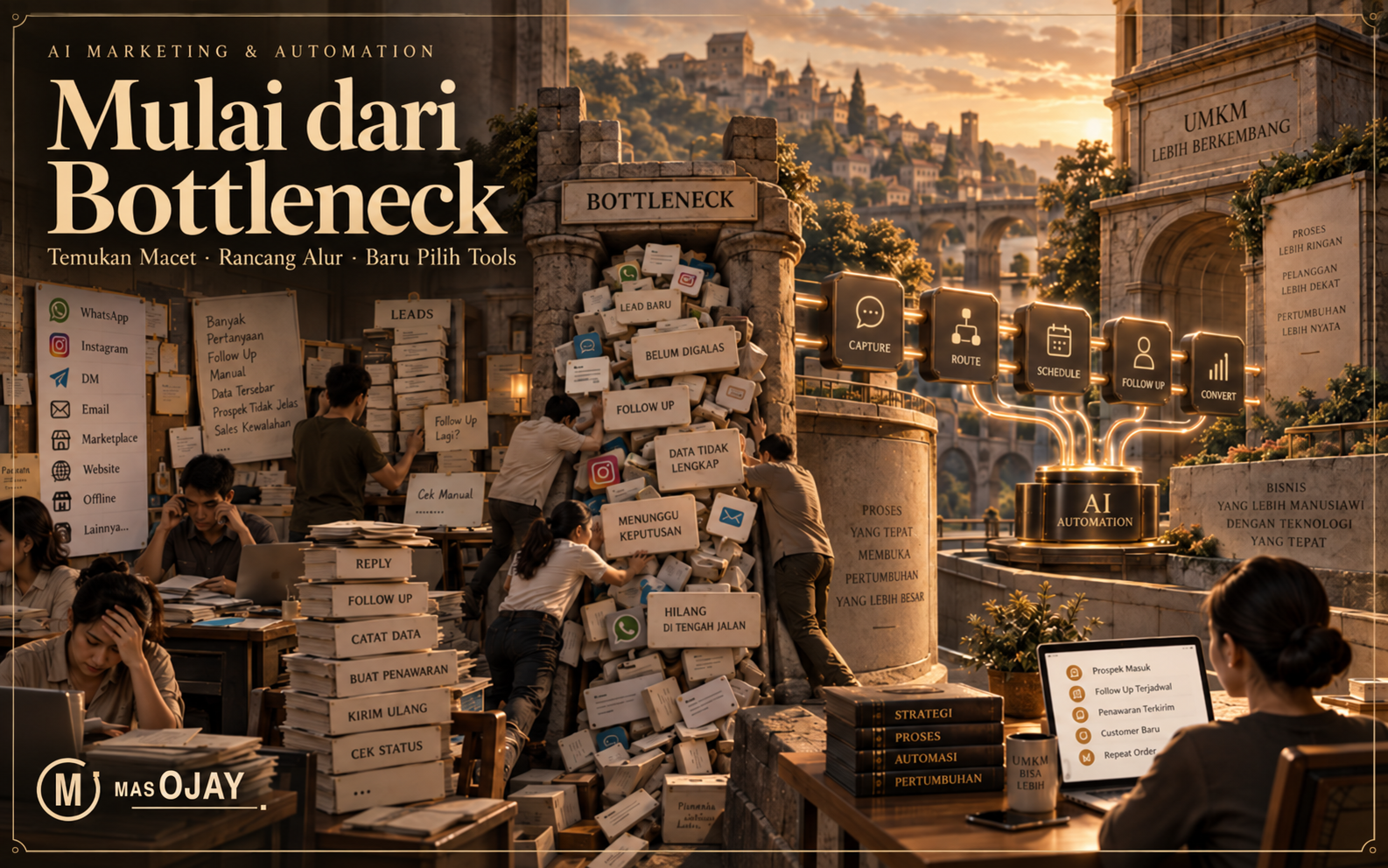 AI Marketing untuk UMKM: Mulai dari Bottleneck, Bukan dari Tools