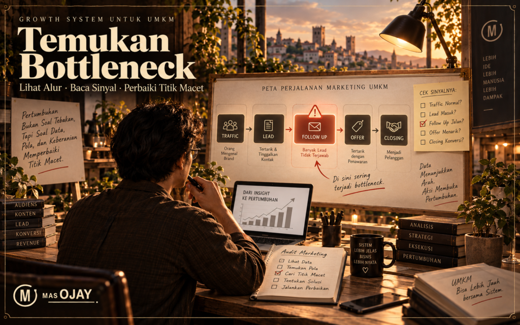 Cara Menemukan Bottleneck Marketing UMKM Tanpa Menebak-nebak