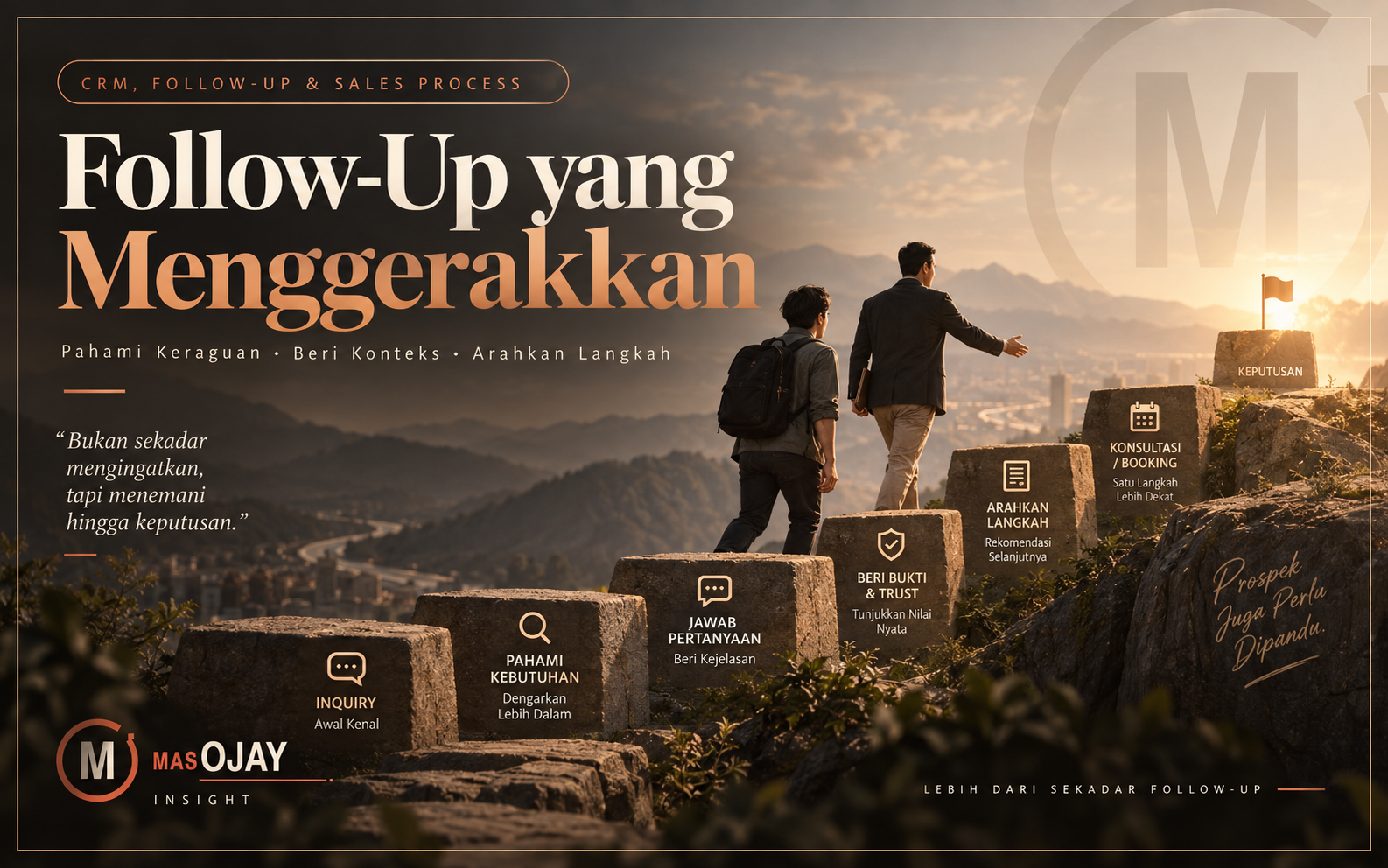 Follow-Up Bukan Sekadar Mengingatkan: Bantu Prospek Bergerak
