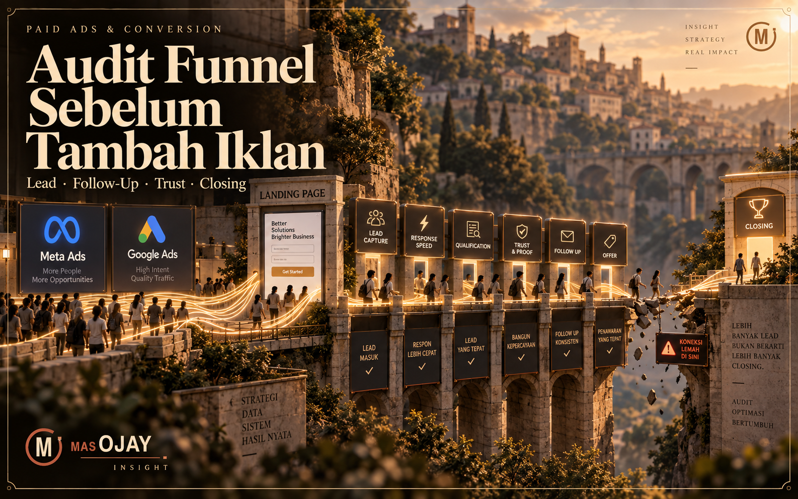 Leads Banyak, Closing Sepi? Audit Funnel Sebelum Menambah Iklan
